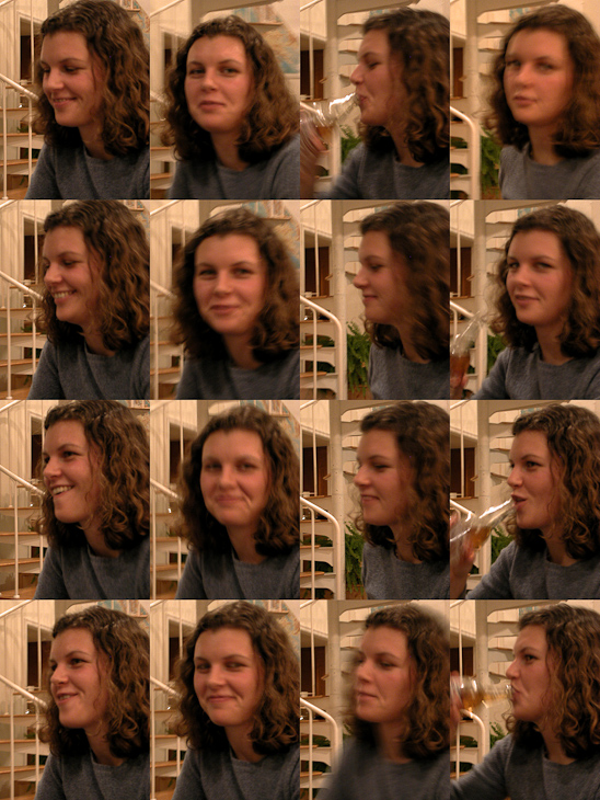 Contact sheet of Karin, Poker! photo