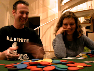 Neil and Karin, Poker! photo