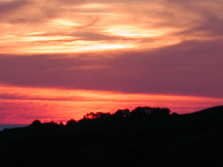 Sunset, Russian Ridge photo