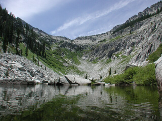 Forbidden Lakes, Trinity Alps photo