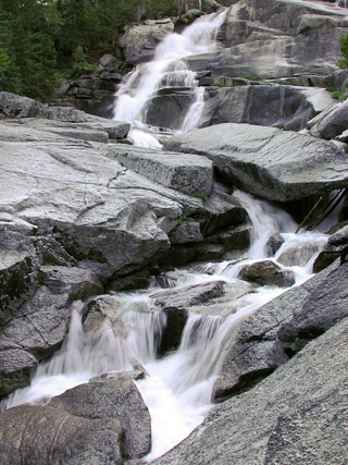 Middle Falls, Trinity Alps photo