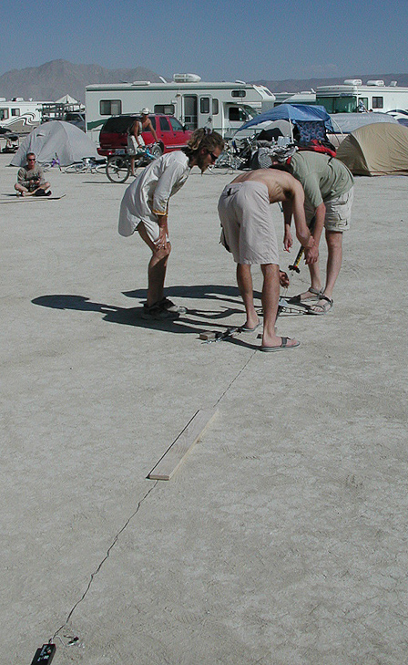 Rocket Launch, Burning Man photo