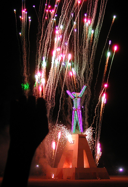 Shrinking Man, Burning Man photo