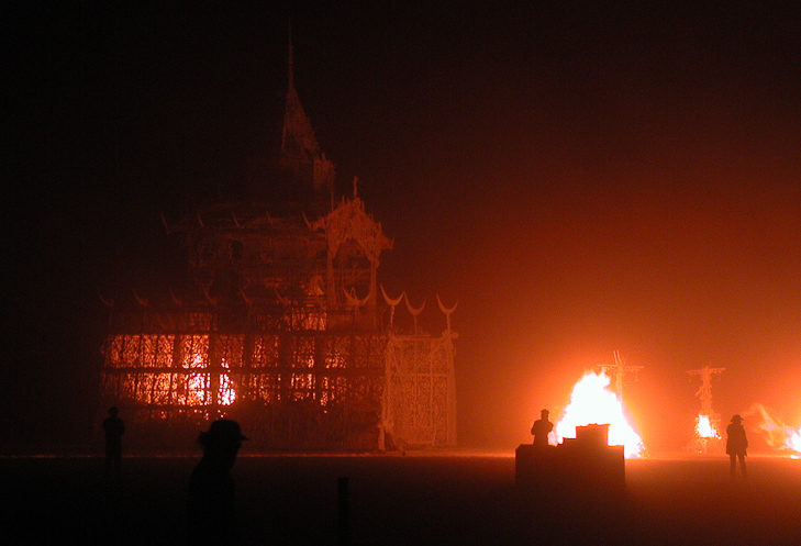 Mausoleum Burn, Burning Man photo