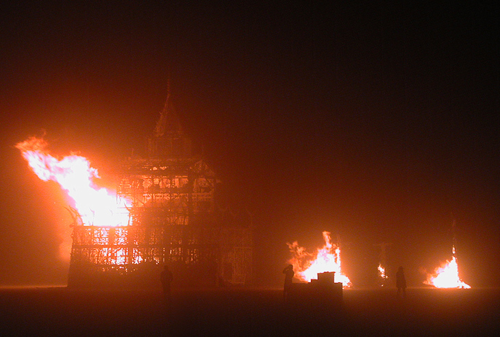 Mausoleum Burn, Burning Man photo