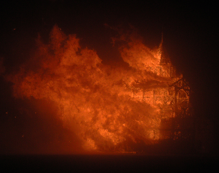 Mausoleum Burn, Burning Man photo