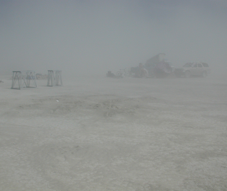 Dust Storm, Burning Man photo