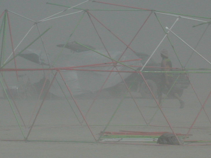 Dust Storm, Burning Man photo