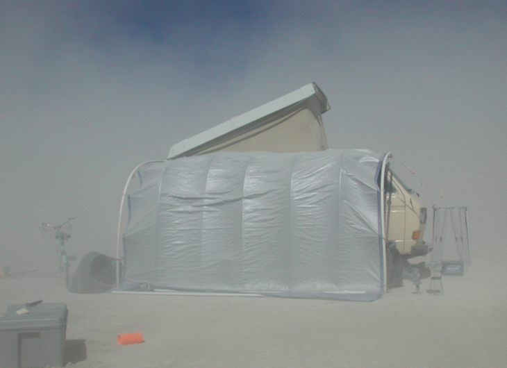 Dust Storm, Burning Man photo