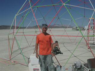 John, Burning Man photo