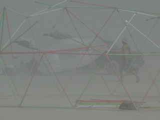 Dust Storm, Burning Man photo
