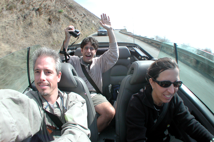 Jen's Convertible, Kari and Tom's Wedding photo