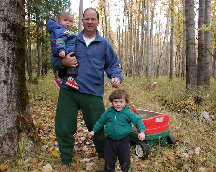 Chris and the kids, Idaho photo