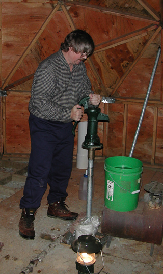 Dave & Water Pump, Idaho photo