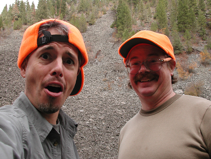 Hikers in Hunting Season , Montana photo