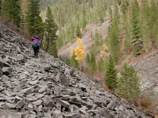 Scree Slope, Montana photo