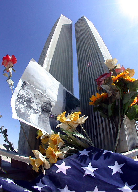 Twin Towers, Burning Man 2002 photo