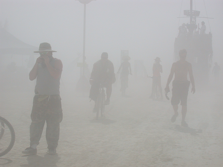 Dust Storm, Burning Man photo