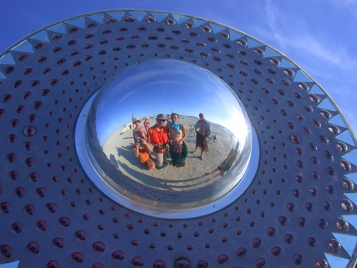Reflection, Burning Man photo