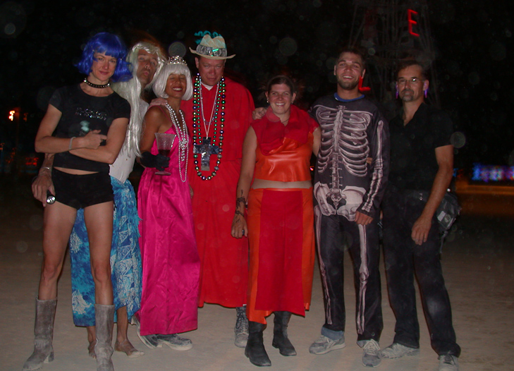 Village on Burn Night, Burning Man photo