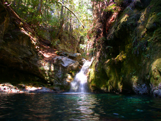 Waterfall near Pico Blanco Camp, Pico Blanco photo