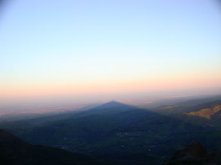 Mt. Diablo's Shadow, Dave's Trip West photo