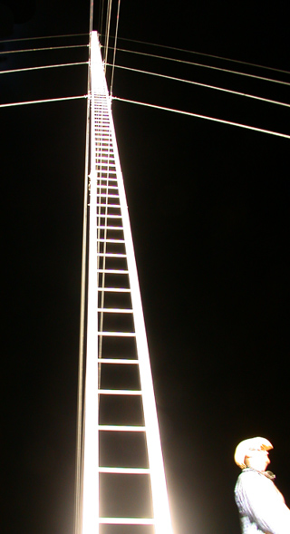 Ten Story Ladder to Nowhere, Burning Man photo