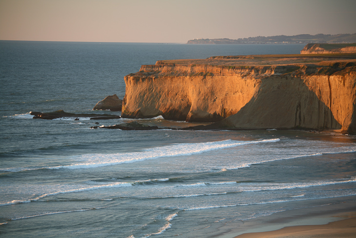 Cliffs north of Tunitas Beach, Butano photo