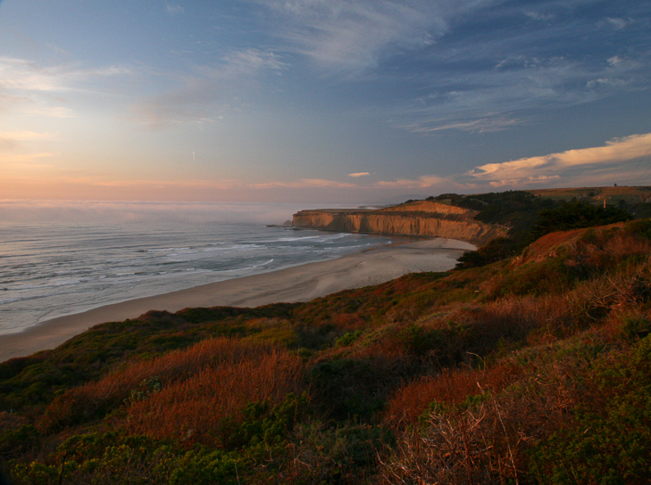 Cliffs north of Tunitas Beach, Butano Mushrooms photo