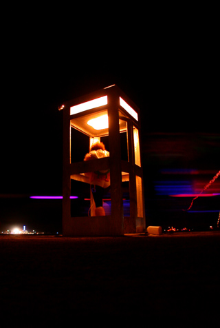 Playa Phone Booth, Burning Man photo