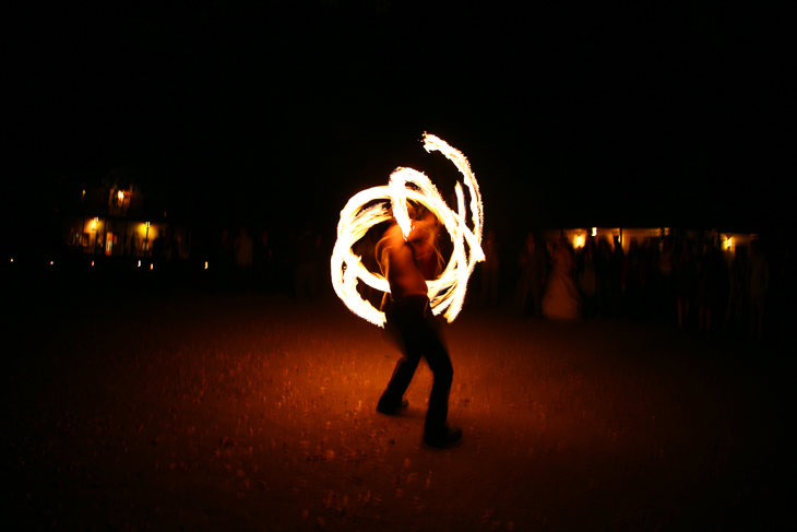 Fire Dancing, Brett and Caitlin's Wedding photo