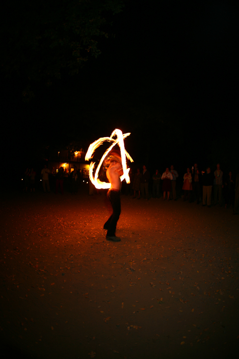 Fire Dancing, Brett and Caitlin's Wedding photo