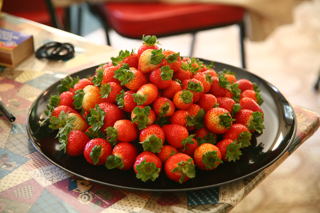 Strawberries, Brett and Caitlin's Wedding photo