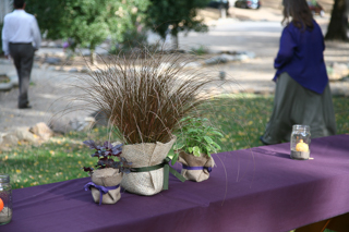 Table Arrangements, Brett and Caitlin's Wedding photo