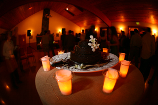 Vegan Flourless Chocolate Cake, Brett and Caitlin's Wedding photo