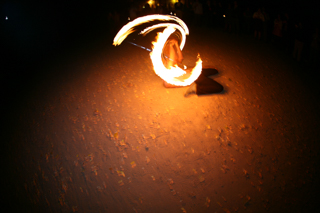 Fire Dancing, Brett and Caitlin's Wedding photo