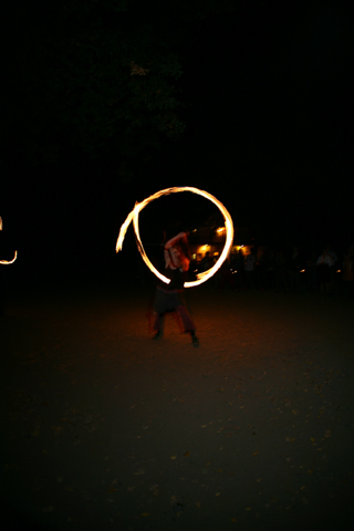 Fire Dancing, Brett and Caitlin's Wedding photo