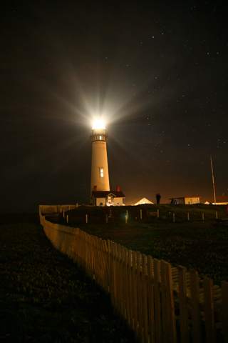 Picket Fence, Pigeon Point Lighthouse photo