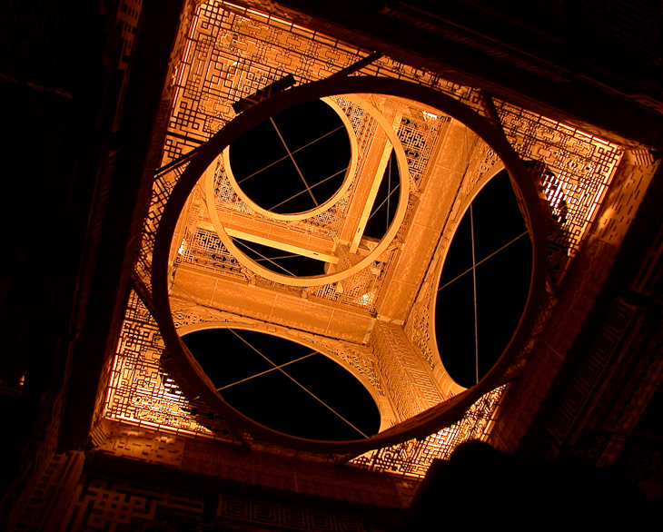 Temple at Night, Burning Man photo