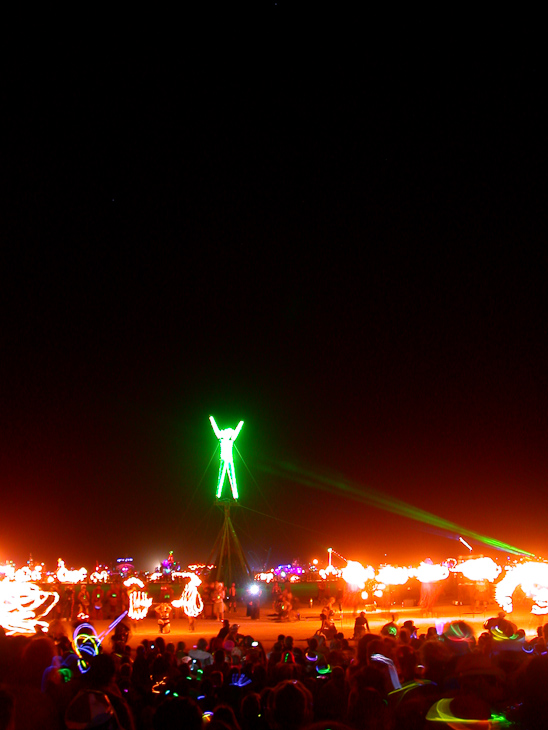 Fire Dancers, Burning Man photo