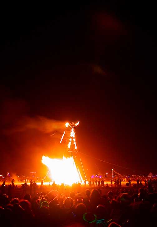 The Man Burns, Burning Man photo