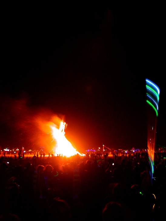 The Man Burns, Burning Man photo