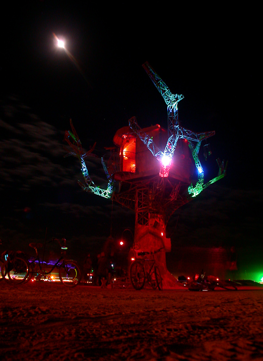 Steampunk Tree House, Burning Man photo