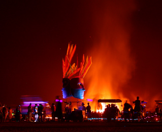 Mask, Burning Man photo