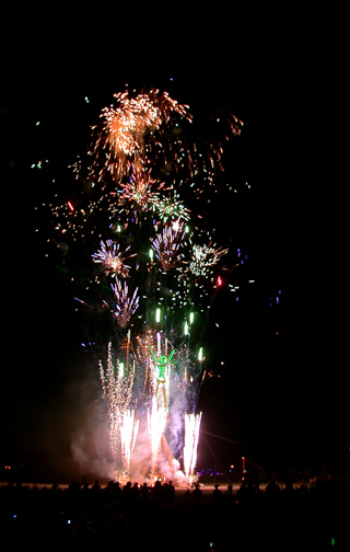 Fireworks, Burning Man photo