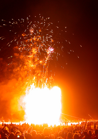 The Man Ignites, Burning Man photo