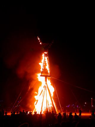 The Man Burns, Burning Man photo