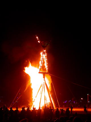 The Man Burns, Burning Man photo