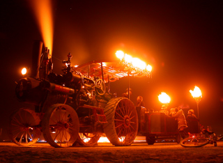 Steam Engine, Burning Man photo