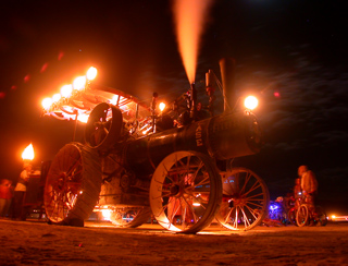 Steam Engine, Burning Man photo